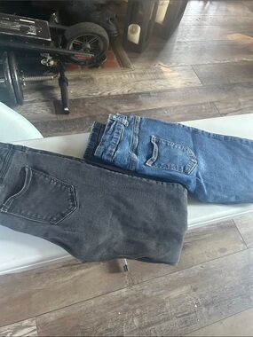 Denim&Co Kids Jeans Set - Blue and Charcoal